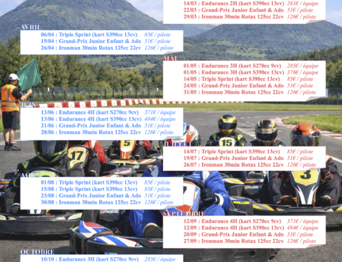 PROGRAMME DE COURSES 2026